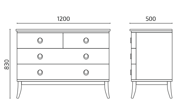 Комод Сильвия