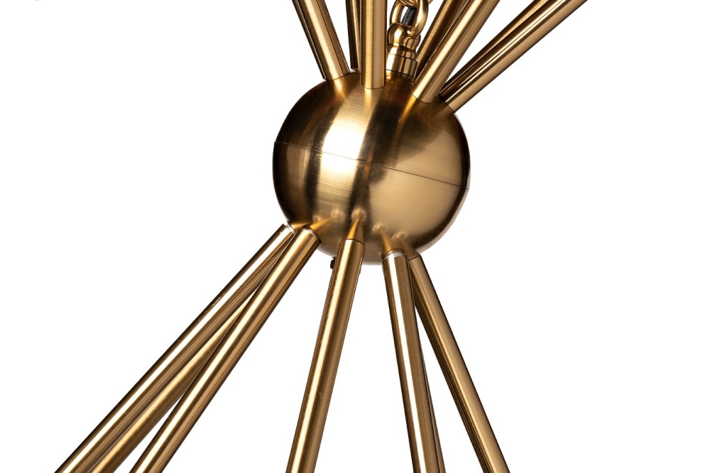 Люстра потолочная, латунь d.80см h.85см